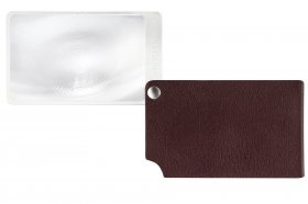 Eschenbach Taschenlupe VisoPOCKET, rot