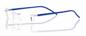 switch it Garnitur Combi 175 Randlose Brille in der Farbe wei� blau opak