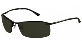 Ray-Ban Sonnenbrille RB 3183 006/71 Gr.63 matte black / green
