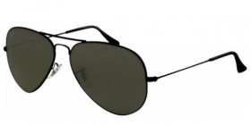 Ray-Ban Sonnenbrille Aviator Large Metal RB 3025 002/58 Gr.62 in der Farbe black / schwarz Pol.