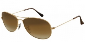 Ray-Ban Sonnenbrille Cockpit RB 3362 001/51 Gr.59 in der Farbe arista / gold