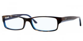 Ray-Ban Kunststoff Brille RX 5114 5064 Gr.54 in der Farbe top havanna on blue