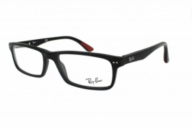 Ray-Ban Kunststoff Brille RX 5277 2077 Gr��e 54/17 in der Farbe matte black / matt schwarz