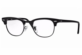 Ray-Ban Brille Clubmaster RX 5154 2077 Gr��e 51 in der Farbe matt black / matt schwarz