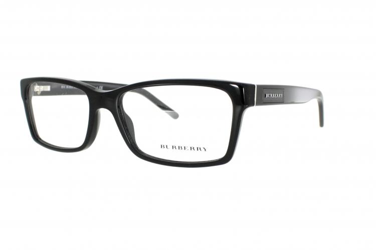 Burberry Brille 3001 Gr der Farbe black / schwarz aus Kunststoff