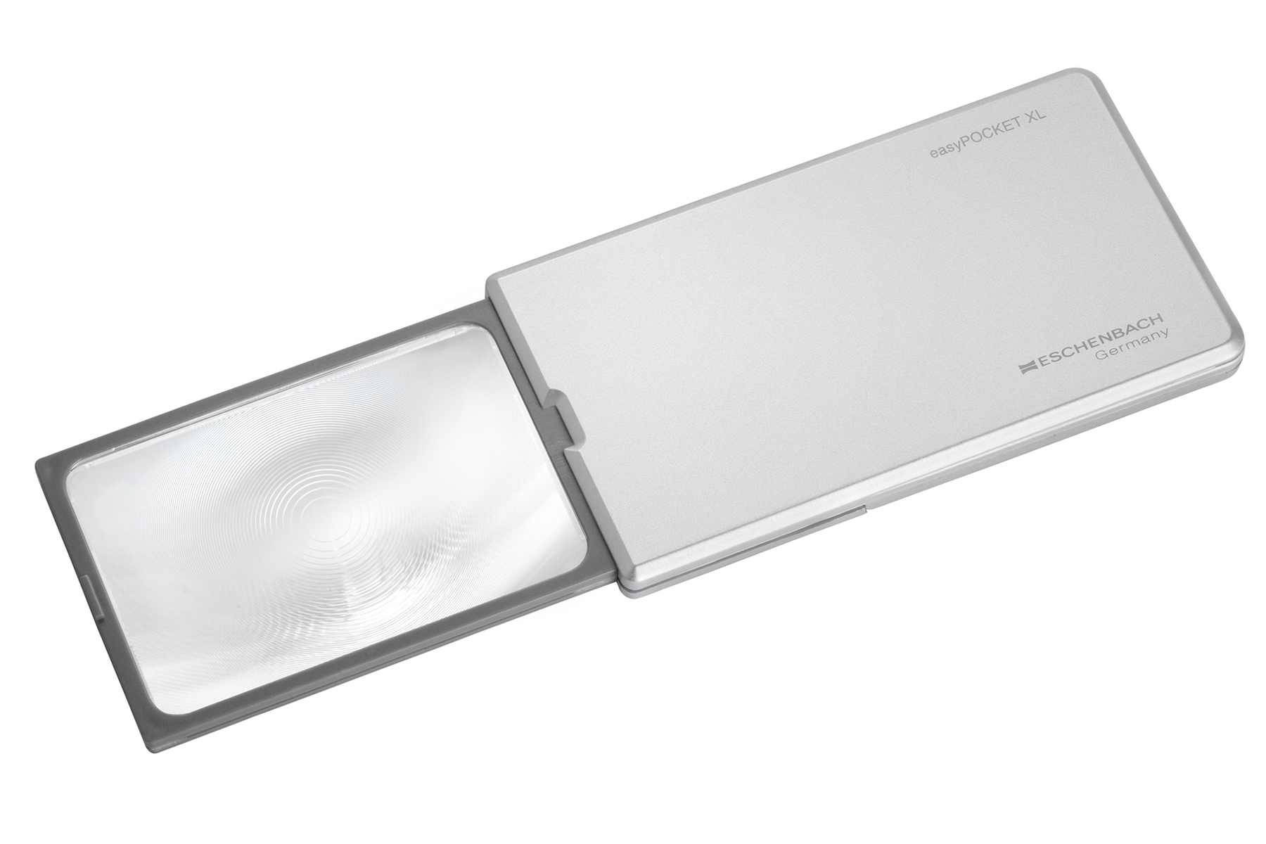 Eschenbach Taschenlupe easyPOCKET XL, silber