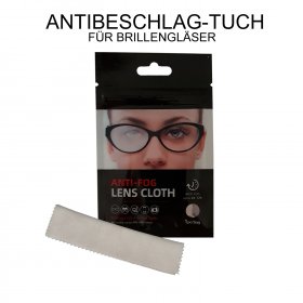 Antibeschlag-Tuch f�r Brillengl�ser