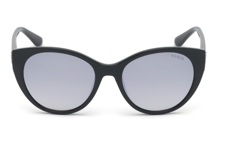 Lunettes De Soleil GUESS Cat Eye Noires Miroir - Modèle GU 7594 01C - NEUVES Avec Étiquettes