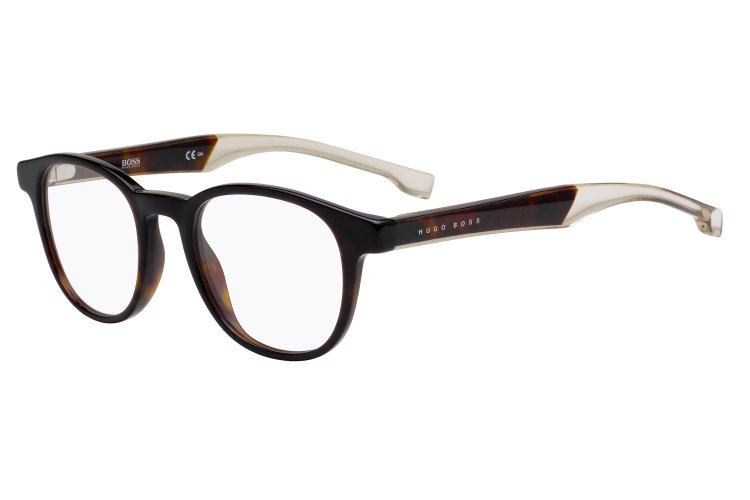 Hugo Boss 0676/S UBO6Y Braun Metall Schildkröte Sonnenbrille 55-17 140 Italien