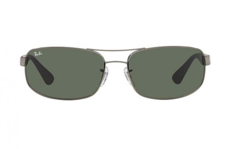 Ray Ban Rb 3445 004 Gumetal Crystal Green