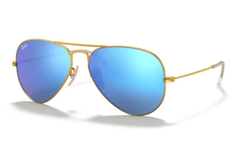 Runde Sonnenbrille blaue Gläser (kleine Größe)