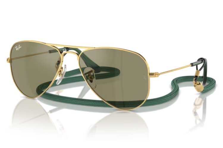 Ray-Ban – Pilotensonnenbrille online in Gold mit verspiegelten Gläsern