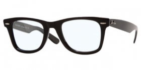 Ray-Ban Kunststoff Brille Original Wayfarer RX 5121 2000 Gr 50 in der Farbe schw