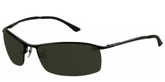 Ray-Ban Sonnenbrille RB 3183 006/71 Gr.63 matte black / green